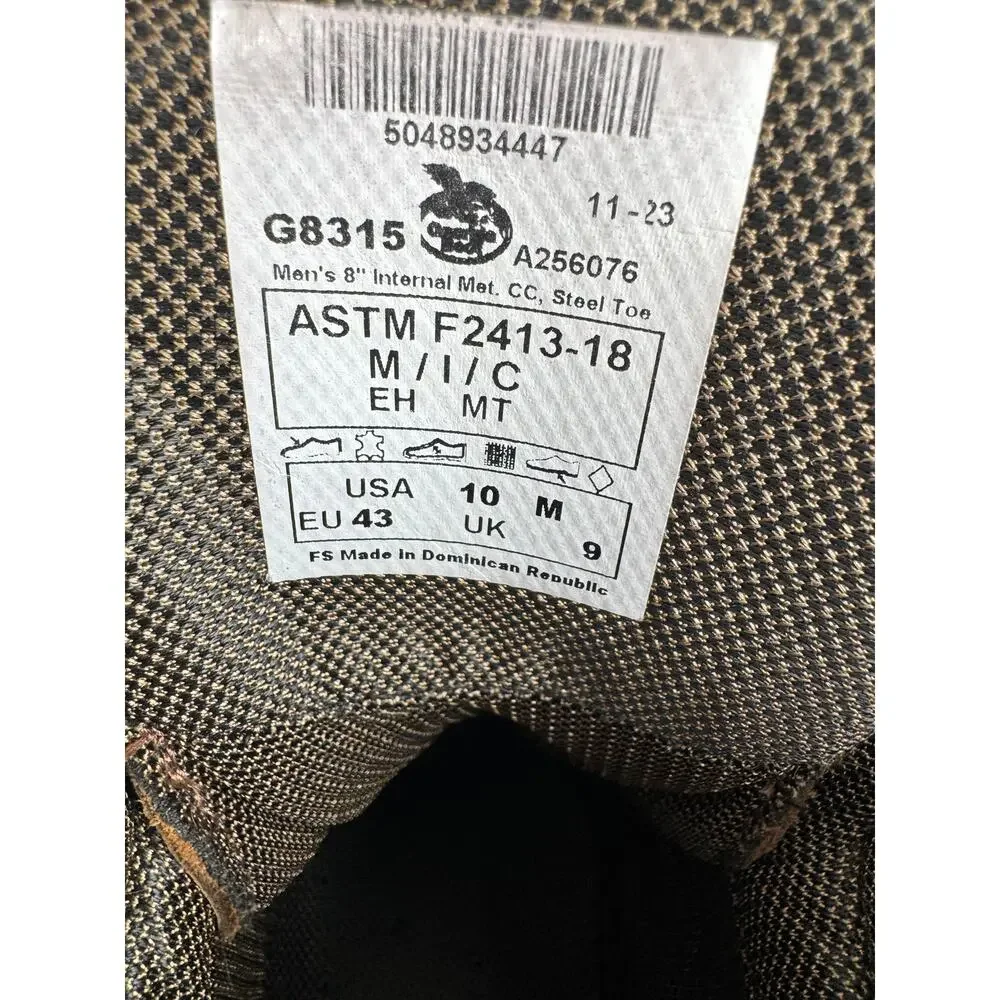 Georgia Boot men's 10 Comfort Core 9